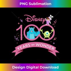 Disney 100 and Pixaru2019s Monsters Inc 100 Years of Wonder D100 Long Sleeve - Aesthetic Sublimation Digital File