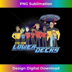 Star Trek Lower Decks Crew Lineup Poster - Trendy Sublimation Digital Download
