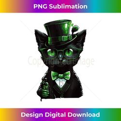 Funny Leprechaun Cat Leprecat St Patricks Day - Instant Sublimation Digital Download