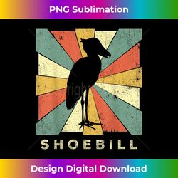 Vintage Shoebill Bird Lover Retro Style Animal - Creative Sublimation PNG Download