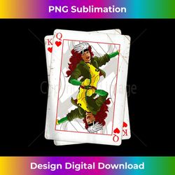 Marvel X-Men Rogue Playing Card 90s Tank Top - Creative Sublimation PNG Download