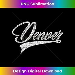 Denver Classic Vintage Colorado Sports Tank Top - Unique Sublimation PNG Download