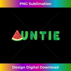 Auntie Watermelon T-Shirt Summer Tropical Fruit - Stylish Sublimation Digital Download