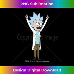 Rick and Morty Tiny Rick Long Sleeve - Vintage Sublimation PNG Download