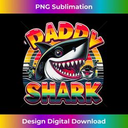 Daddy Shark Funny Shark family shark matching dad Tank Top - Artistic Sublimation Digital File