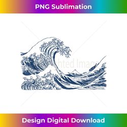 Famous Classic Art The Great Wave by Hokusai Special Design - PNG Sublimation Digital Download