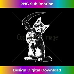 Super Cute Grim Reapurr Kitty, Death Cat, Funny Reaper 1 - Exclusive PNG Sublimation Download