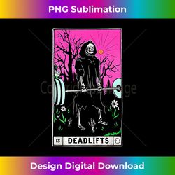 Funny Tarot Card Deadlifts Gym Workout Occult Reader Black - Classic Fit