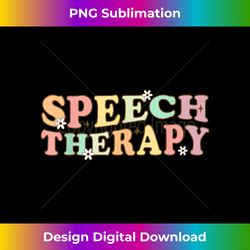 Speech Therapy Speech Language Therapy Pathologist Retro SLP 2 - Creative Sublimation PNG Download