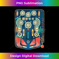 vintage retro pinball arcade game machine 2 - sublimation-ready png file
