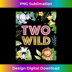 2nd Birthday Two Wild Second Bday Animal Party - Stylish Sublimation Digital Download