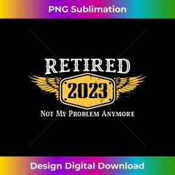 Retired 2023, Funny Retirement Phrase Husband 1 - High-Quality PNG Sublimation Download