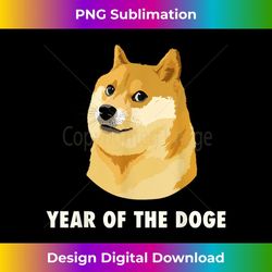 YEAR OF THE DOG DOGE MEME SHIRT 1 - High-Resolution PNG Sublimation File