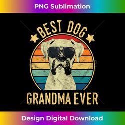 Best Dog Grandma Ever Boxer Mother's Day - Sublimation-Ready PNG File
