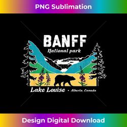 Lake Louise Alberta Banff National Parks Canada Bear 1 - Instant PNG Sublimation Download