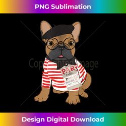 Cute French Bulldog Frenchie Paris Travel - Instant Sublimation Digital Download