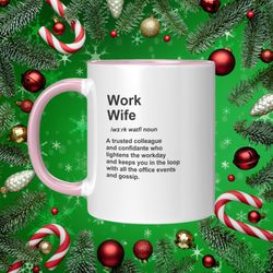 work wife mug christmas gift mug for favourite co-worker