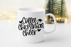 coffee christmas cheer mug & coaster gift set xmas winter friend gifts keepsake