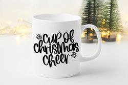 cup of christmas cheer mug & coaster gift set xmas winter friend gifts keepsake