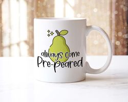 always come pre-peared mug and coaster gift set funny office work colleague gift