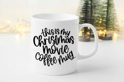 christmas movie mug & coaster gift set xmas winter holiday friend gifts keepsake