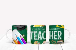 worlds best teacher mug and coaster gift set school leavers thanks teacher gifts
