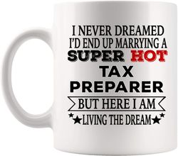 tax preparer mug coffee cup - cpa certified public accountant secretary tax season irs business preparation funny gift f