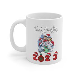 2023 family christmas mug, 2023 merry christmas mug, christmas mug, christmas gifts, mug gift for family, gifts for fami