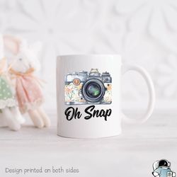 photographer oh snap coffee mug  camera and photographer gift