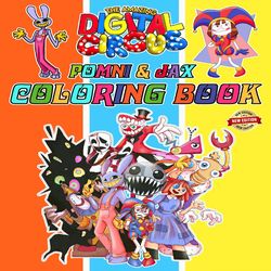 pomni & jax coloring book