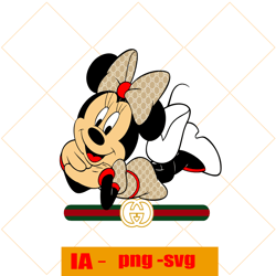 Minnie Mouse Gucci Png,Gucci Png, Minnie Png, Disney Chanel Png, Disney Png, Fashion Bands Png - Download