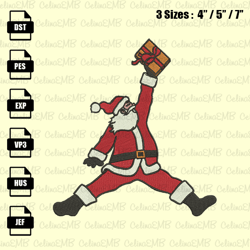 Michael Jordan Santa Claus Christmas Embroidery Design, Christmas Embroidery File, Instant Download