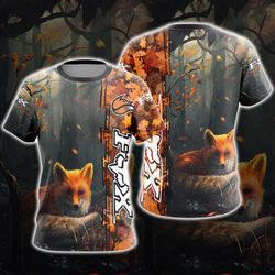 Stylish Fox 3D T-shirt - Unisex Trendsetter Design Shop Now!
