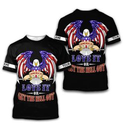 Get Noticed with Stylish Custom 3D Independence Day Shirts: Show Love for America!