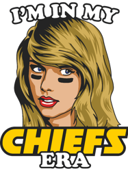 Taylor Swift In My Chiefs Era, Football Pop Art