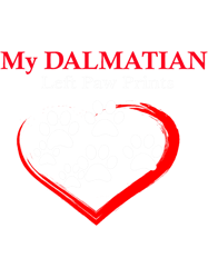 Dalmatian Paw Prints Dog Lovers