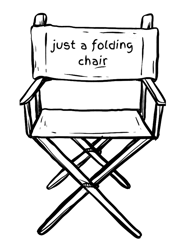 just a folding chair