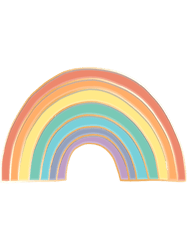 Enamel Pastel Rainbow