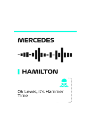 Lewis Hamilton Hammer Time radio messaged (Francesco)