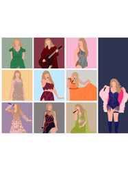 Taylor Swift the Eras Tour outfits block art