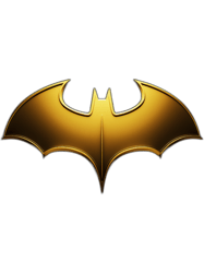 Batman gold 3D Insignia