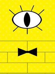 Bill Cipher Gravity Falls Inspired Graphic