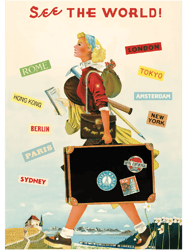 See The World Travel Vintage