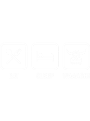 Eat Sleep Waaagh Orks Warhammer 40k Inspired