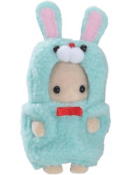 sylvaniancalico critter bunny blue rabbit fluffy costume