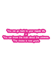 Weird Barbie quoteAsking Barbie to choose quote