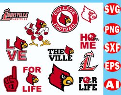 Louisville Cardinals Svg Bundle, Louisville Cardinals Logo, Sport Svg, Ncaa Svg, Png, Dxf, Eps Louisville Cardinals Png