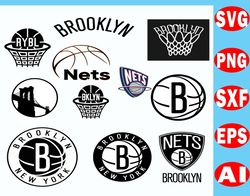 Brooklyn Nets Logo SVG - Nets SVG Cut Files - Nets PNG Logo - NBA Logo