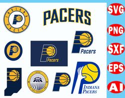 Indiana Pacers Logo SVG - Pacers SVG Cut Files - Pacers PNG Logo - NBA Logo