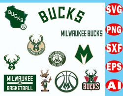 Milwaukee Bucks Logo, Milwaukee Bucks SVG, Milwaukee Bucks New Logo, Bucks Symbol, NBA Teams Logo